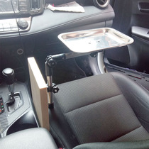 Beverage holder tray for car car chair back meal plate car dining table foldable meal bracket car dining table