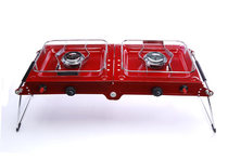 Ailuke outdoor camping barbecue phantom double fire gas stove CS-G06 foldable double gas stove