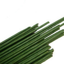 Flower stem flower branch green plastic wrap wire DIY paper florist working flower material 2 Number of glue bag Iron wire Rod Rose Flowers