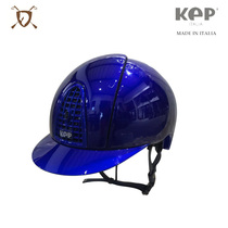 Italian KEP equestrian helmet bright men and women equestrian hat riding equipment obstacle Helmet helmet whole body sapphire blue