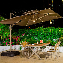 Outdoor beach umbrellas rotatable outdoor large garden Courtyard Umbrella Balcony Umbrella stall Large sun umbrella Roman umbrella