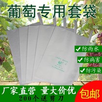 Grape Bag Bagging Special Paper Bag Fruit Bag Waterproof Rain Proof Anti-Worm Lotus Mist Protection Breathable Translucent Bag