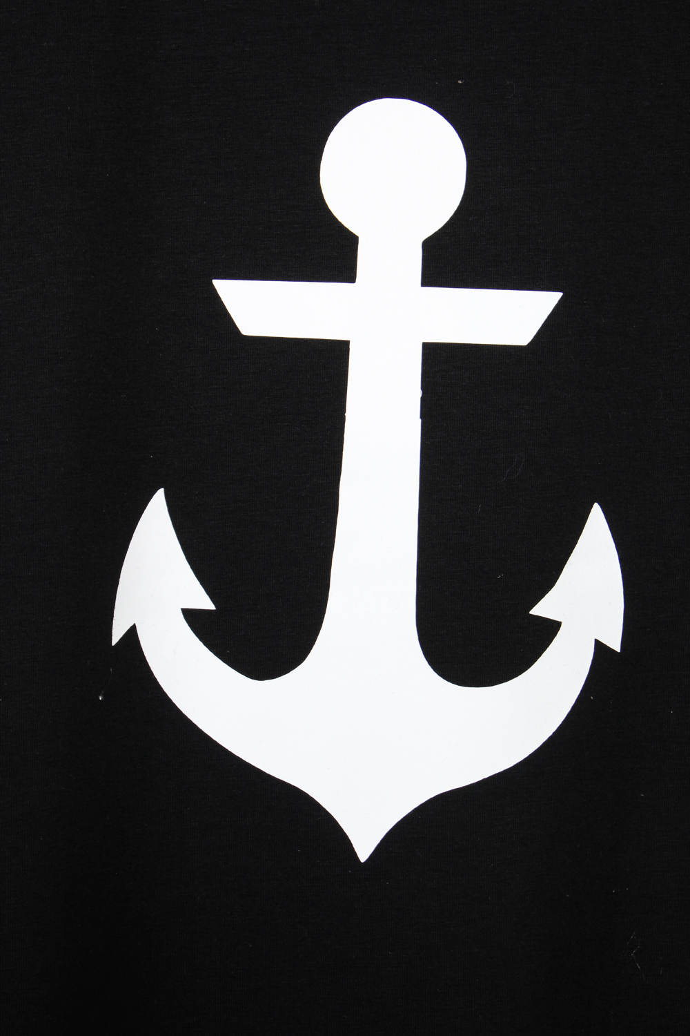 水手创意船锚印花短袖t恤衫男女创意个性半袖上衣纯棉体恤夏9085