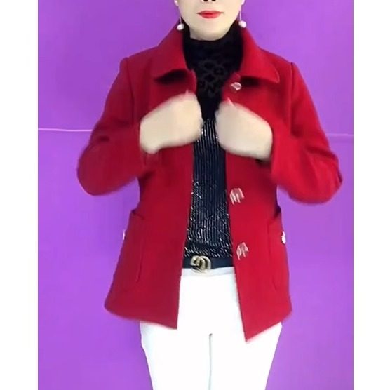 Middle-aged and elderly short 2025 double-sided fashionable new wool coat overcoat mother spring and autumn top women's fashion
Middle-aged and elderly short 2025 double-sided fashionable new wool coat overcoat mother spring and autumn top women's fashion