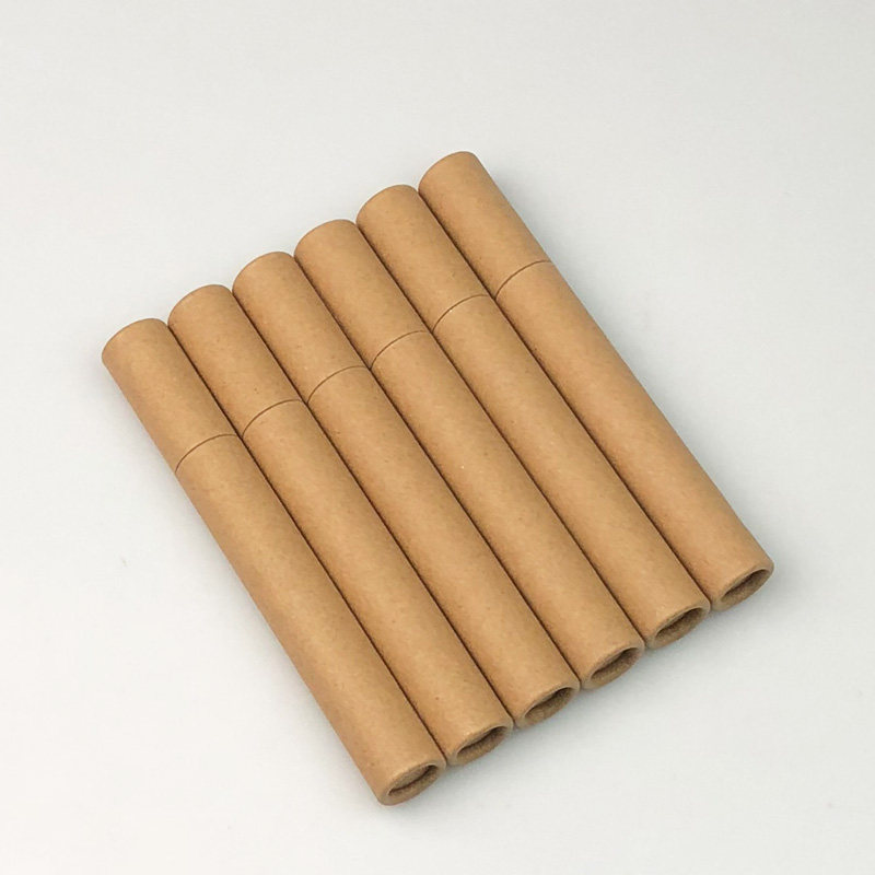 5克牛皮纸线香筒纸筒通用纸管包装小纸罐纸香筒定制可印logo