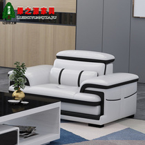 Large and small apartment leather sofa single seat combination full living room massage leather sofa first layer cowhide three or four people