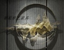 Chinese metal wall hanging living room bedroom bedroom wall wall decoration pendant creative fake landscape home wall decoration