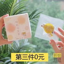 The Cooks story peach Oolong Tea Peach oolong tea peach tea Tieguanyin fruit tea triangle bag can be cold bubble