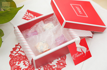 Chefs tales nougat snowflake crisp packaging bag gift box 3 sets