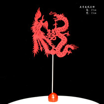 Art plastic bamboo stick refined Bamboo toothpick art wedding toothpick fruit plate creative plate decoration wedding banquet dragon and phoenix Chengxiang