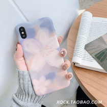 Retro Flower 11Pro Max Apple X XS XR Phone Case iPhone6s 8plus 7 Female 6p Cover Silicone