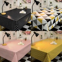 Disposable tablecloth ins Wind birthday party picnic tablecloth waterproof anti-hot oil-proof disposable tablecloth
