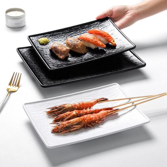 Metamine tableware plate commercial catering barbecue kebabs barbecue restaurant special plate for serving dishes high-foot dining plate
Metamine tableware plate commercial catering barbecue kebabs barbecue restaurant special plate for serving dishes high-foot dining plate