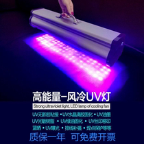 Portable UV air-cooled LED green oil UV curing lamp shadowless glue Mobile phone screen exposure PC bonding