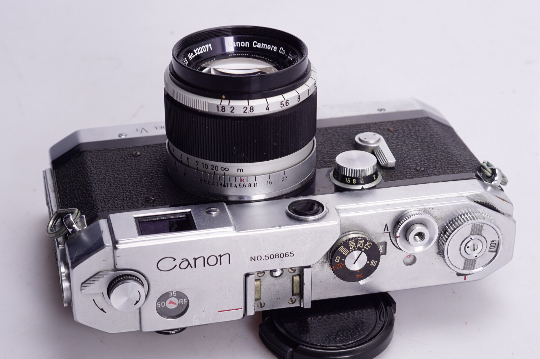 佳能 canon旁轴胶片机械相机vt 96新 50 1.8 l39高端同l3不输徕卡