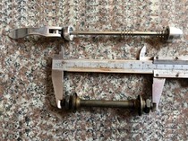 Bicycle shaft Stick hub Turn quick release hub Hard shaft change quick release shaft Open gear 100mm front drum with quick release