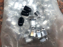 Aluminum alloy gas nozzle cap Beauty mouth inner tube gas cap has three kinds of black matte silver polished bright silver