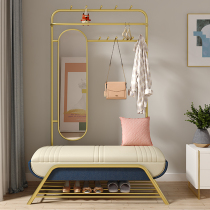 Net celebrity Macaron light luxury shoe stool household door creative shoe stool living room door stool hanger one