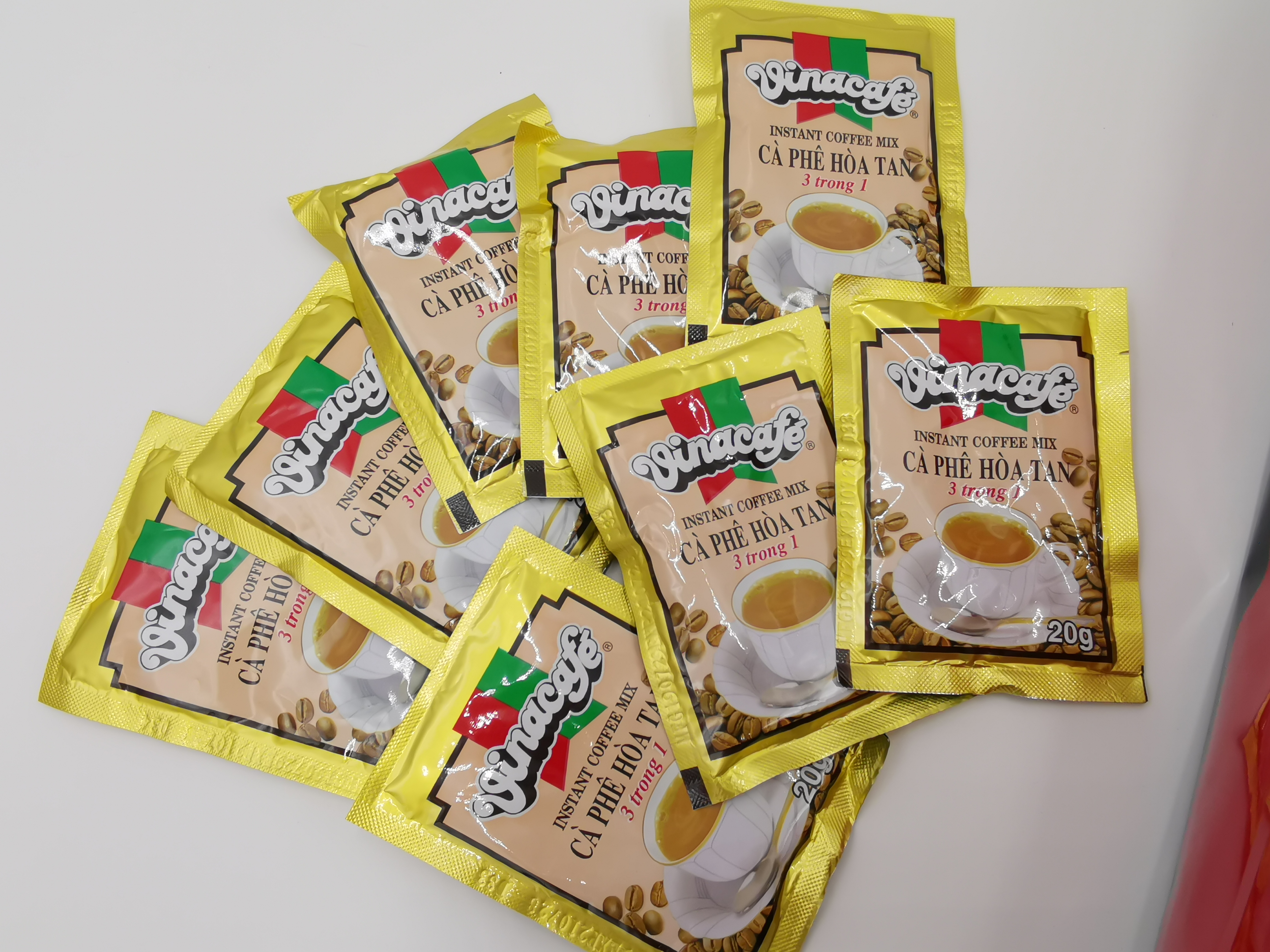 越南咖啡三合一速溶咖啡金装威拿vinacafe咖啡480克整件20袋