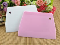 Kitchen baking gadgets food-grade plastic dough cutting knife baking cake cream scraper cream scraper