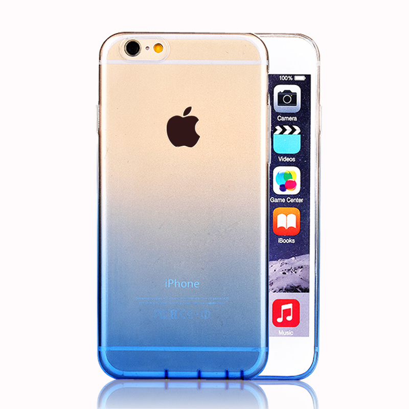 龙麟宫iphone6手机壳硅胶透明苹果6s软壳超薄渐变新款全包边潮4.7产品展示图4
