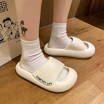 Icey shoe store net red explosive with high face value EVA material stomaty slippers female summer thick underfloor sandals