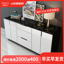 Marble Dining Side Cabinet Racks Modern Minima Rock Plate Tea Water Lockers Restaurant Kitchen Wine Bowls Cabinet Living-room