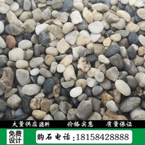 Hangzhou Natural Goose Pebble Manufacturer Direct Marketing 4 -- 6-8-12mm Filter Ground Warm Bean Paving Stone Original Stone Chiishi Stone