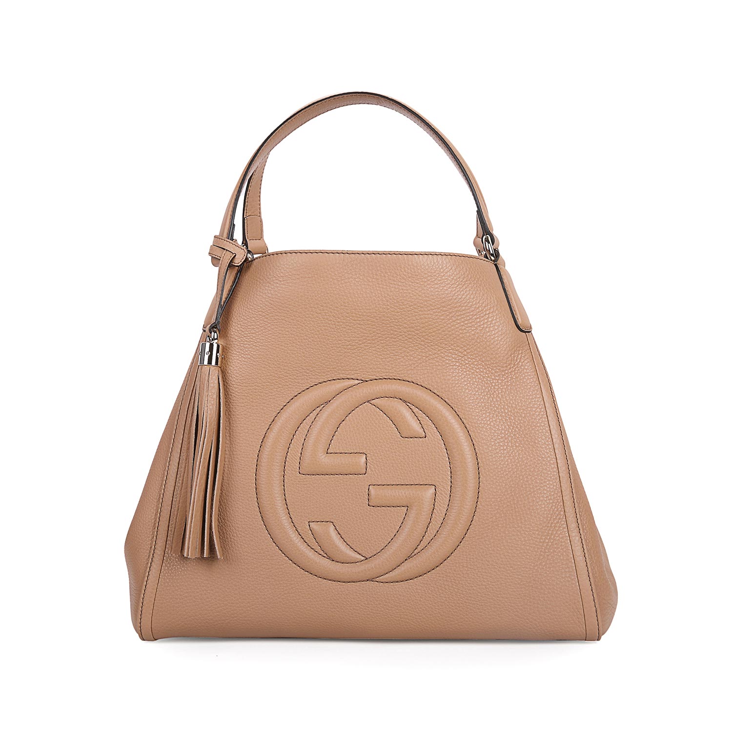gucci/古奇soho女包中号牛皮手提单肩包282309