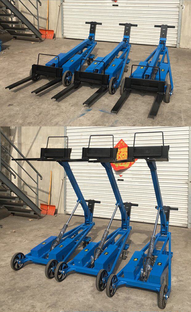 装车神器新款电动液压叉车装卸车仓库车间油桶电机装卸货物堆高车