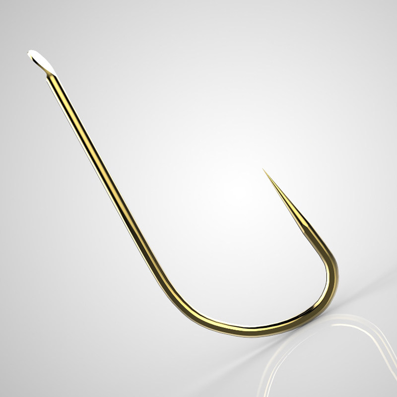 鱼钩细地袖无倒刺 日本进口散装钓鱼钩子竞技鱼钩 极地袖小鱼钩