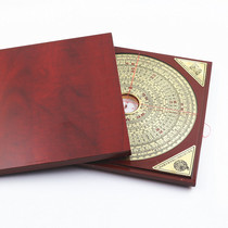 Xindiao time-honored brand 8-inch 6-inch 10-inch 36-layer triple-Integrated Plate high-grade wooden box square with cover professional feng shui compass