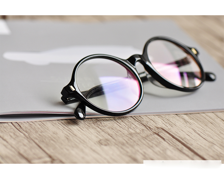 韩复古文艺大圆框老花眼镜男女玳瑁色圆形防辐射抗疲劳高清树脂片