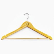 Tide brand lightning hanger wooden hanger Tide home clothing store studio shooting hanger shirt rack