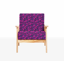 Japanese trendy ape chair bape purple camouflage style interior fashion with living room Japanese sofa chair customization