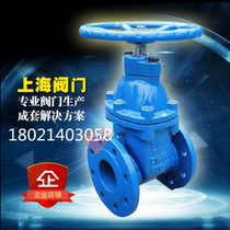 Shanghai Min Shield Z45X-16 Dark Rod Soft Sealing Flange Gate Valve Elastic Seal Valve