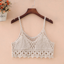 Ultra short camisole vest womens summer short knitted small vest women wear careful machine sexy navel top