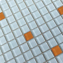 Set to make a mosaic link glass tiles