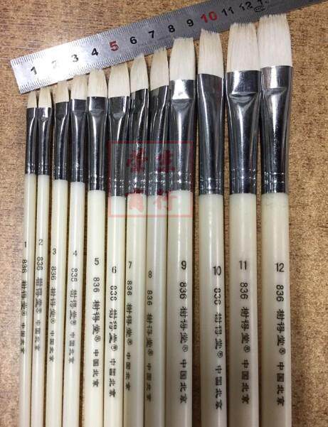 正品谢德堂画笔 谢得堂新836羊毫水粉笔 羊毛水粉笔水彩笔油画笔