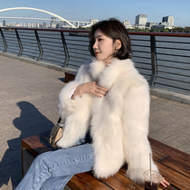 Linlin Fur Classic Generation Winter 2022 Imported Fox Belly Fur Coat Women Furry Young