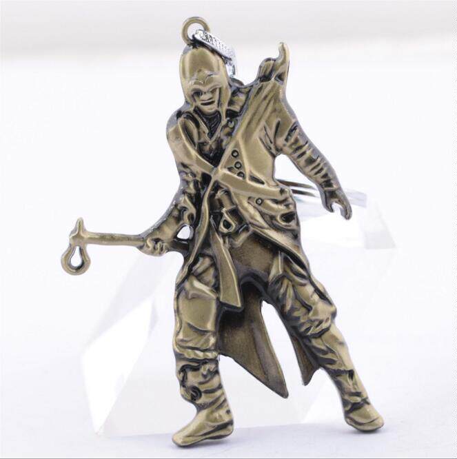 游戏周边 刺客信条齿轮吊坠 康纳护身符枭雄手镯圣殿骑士项链戒指