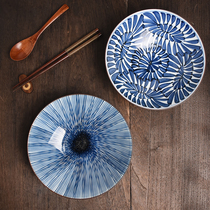 Pozzo Fire High-Value Dish Imports Large Size Hand-drawn Ceramic Tableware