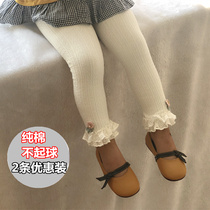 Baby girl baby big PP can open leggings socks spring and autumn summer thin 0-1-3 years old 2 girls princess socks pants