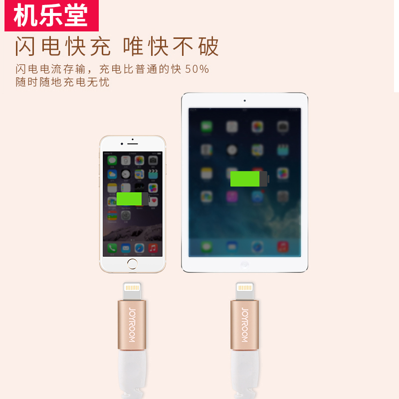 机乐堂苹果转换头安卓转iPhone6数据线6s手机充电器5s转接头7接口产品展示图4