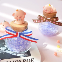 Creative wishing bottle diy Handmade cork glass bottle decoration star origami Christmas gift for male and female friends