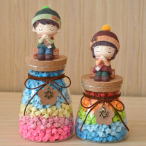 Wishing bottle cork glass Star bottle 520365 gift box Christmas gift creative lucky star origami drift bottle