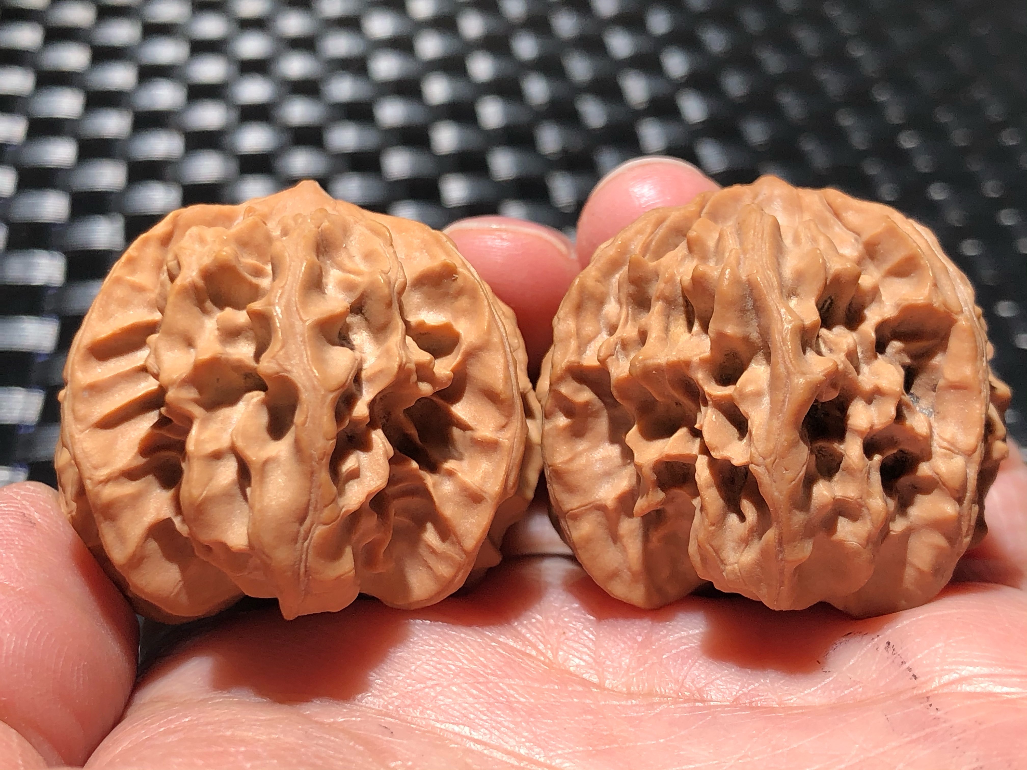 核核美美文玩核桃野生小众33.0岐山三棱正奔精品收藏级a603