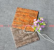 Wood grain Crystal brick 300*300 kitchen and bathroom high grade gold throwing brick yellow wood grain tile TV background bedroom brick