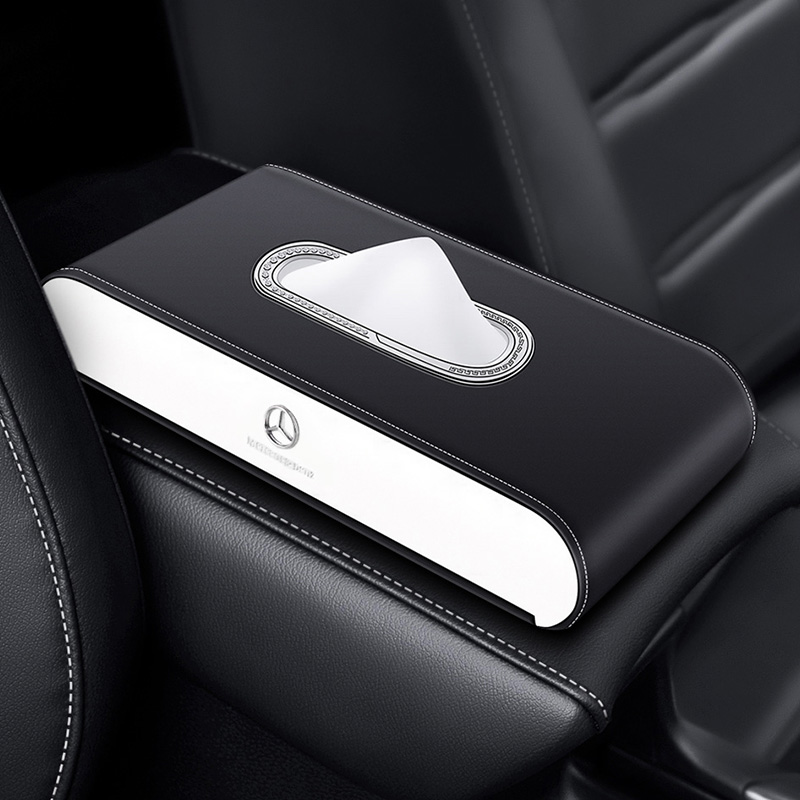 mercedes-benz car tissue box car tissue box new c-class e-class c200lglgla200 seat car drawer