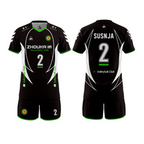 ZHOUKA volleyball suit mens suit custom professional game jersey air volleyball sports clothing training team uniform printing